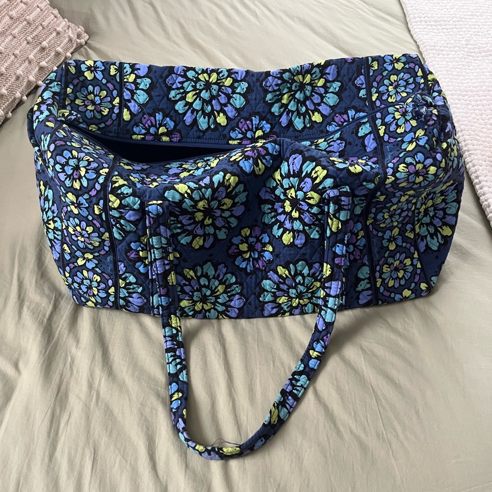Vera Bradley large quilted duffle